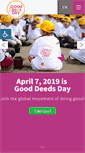 Mobile Screenshot of good-deeds-day.org