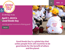 Tablet Screenshot of good-deeds-day.org